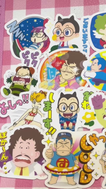 Dr. Slump 6, 24 pcs, Arale, Akira Toriyama, stickers