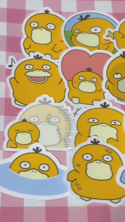 Pokemon 5, 24 pcs, Psyduck, stickers