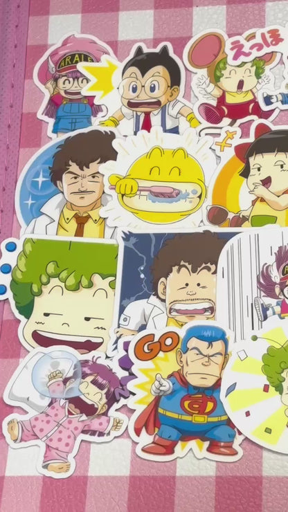 Dr. Slump 4, 24 pcs, Arale, Akira Toriyama, stickers