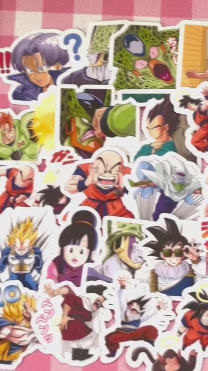 Dragon Ball 2,  40 pcs,  DB, Arale, Akira Toriyama, stickers