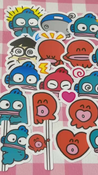 Hangyodon 1, 40 pcs, SANRIO, stickers