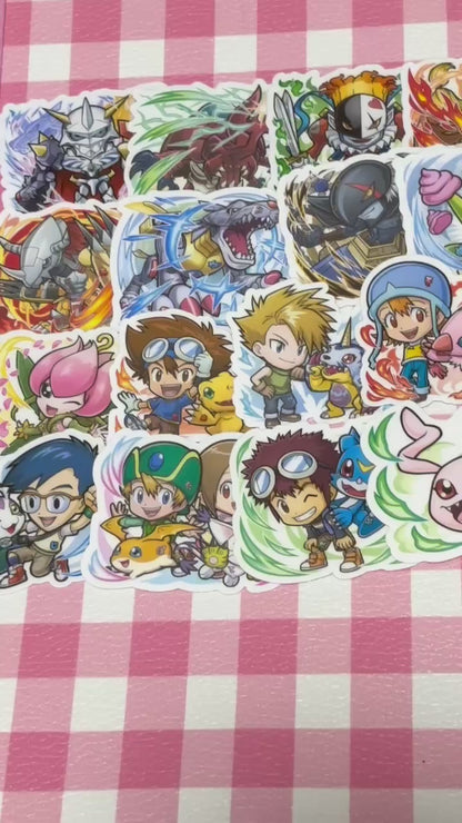 Digimon 1,  22 pcs, stickers
