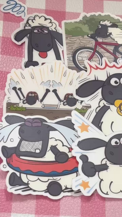 Shaun the Sheep 6, 16 pcs,  stickers, Aardman