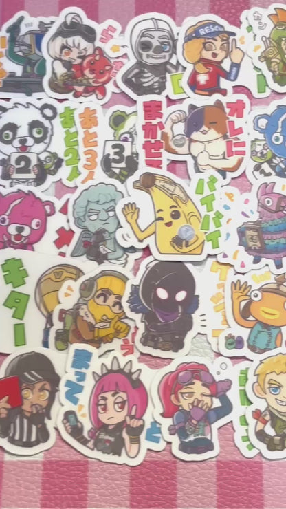 Fortnite 1,  40 pcs, stickers