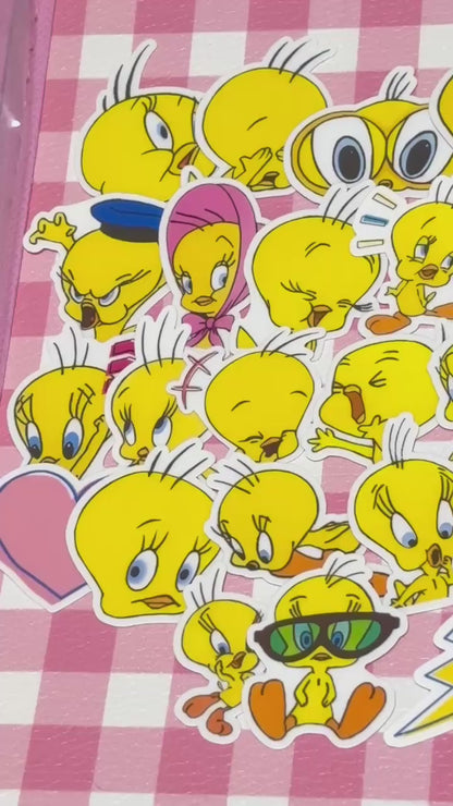 Tweety 2,  40 pcs, Warner Bros, Looney Tunes, stickers