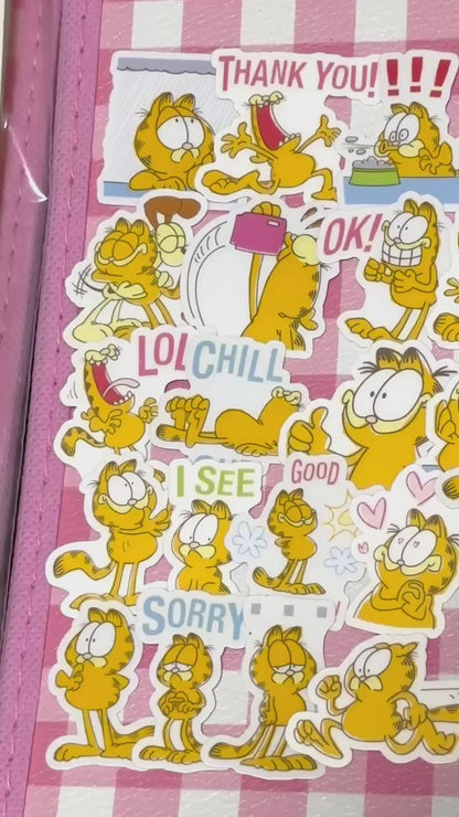 Garfield 4, 40 pcs, stickers, Cat