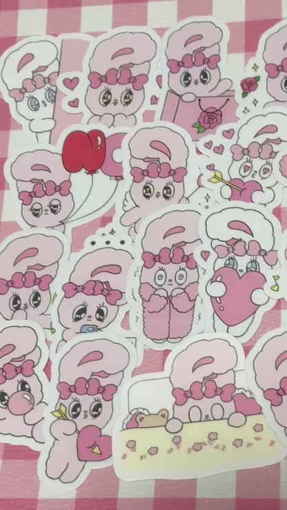 Esther Bunny 9, 24 pcs, stickers