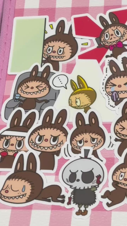 LABUBU 1,  25 pcs, The Monsters, POPMART, stickers