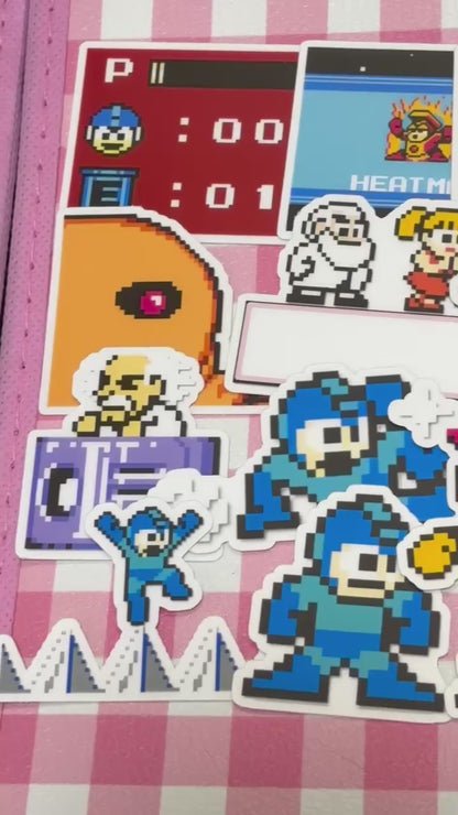 Megaman 1,  24 pcs, stickers