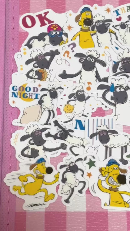 Shaun the Sheep 4,  40 pcs,  stickers, Aardman