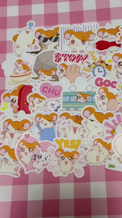 Hamtaro 1,  40 pcs,  stickers