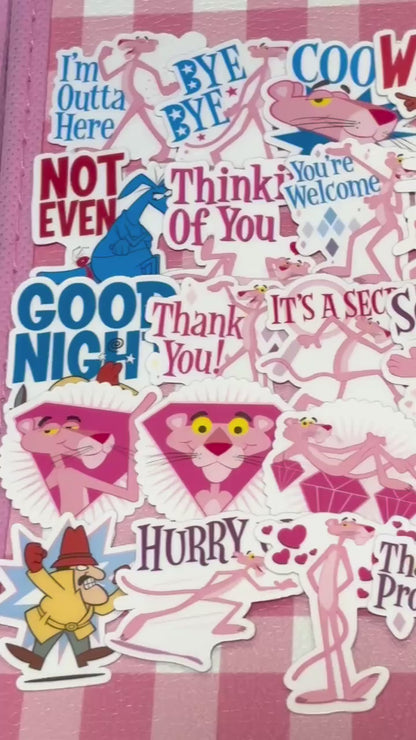 The Pink Panther 1,  40 pcs, stickers