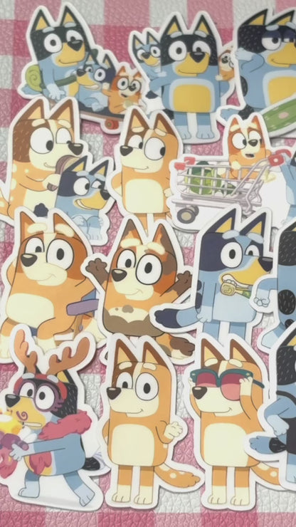 Bluey 2, 32 pcs, Disney, stickers