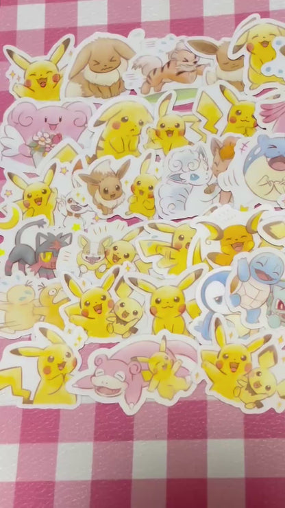 Pokemon 3,  40 pcs, stickers