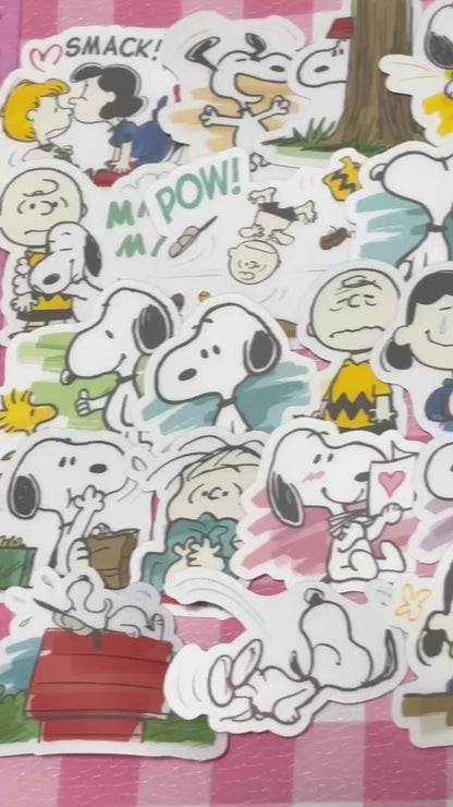 Snoopy 10,  40 pcs,  stickers