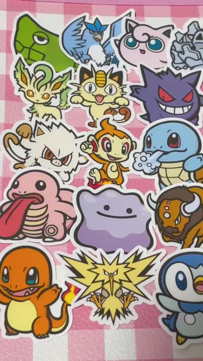 Pokemon 7, 40 pcs, stickers