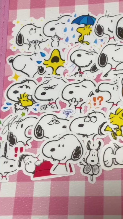 Snoopy 3,  40 pcs,  stickers