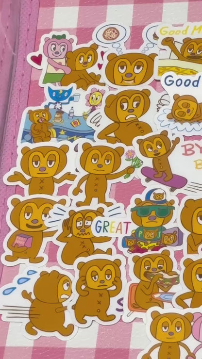 Parappa 2, 40 pcs, stickers, PJ Berri