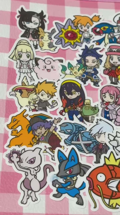 Pokemon 8, 40 pcs, stickers
