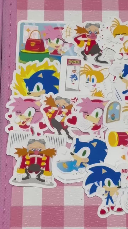 Sonic 1, 40 pcs, Stickers