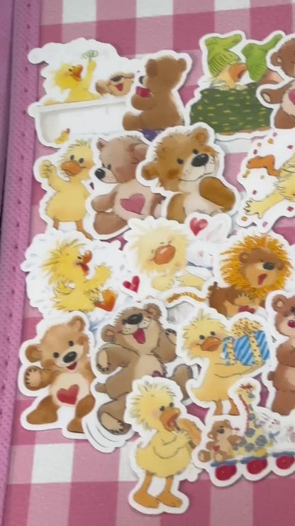Suzy's Zoo 1,  40 pcs, stickers