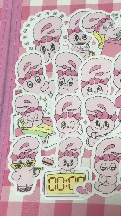Esther Bunny 8, 24 pcs, stickers
