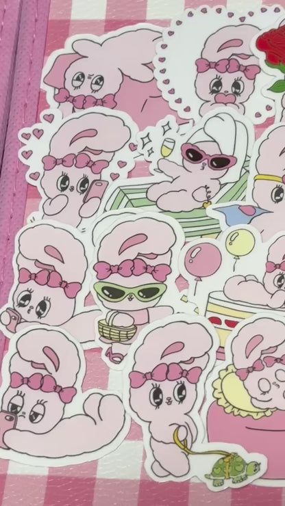 Esther Bunny 10, 24 pcs, stickers