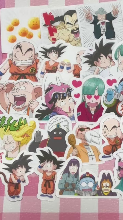 Dragon Ball 1,  40 pcs,  DB, Arale, Akira Toriyama, stickers