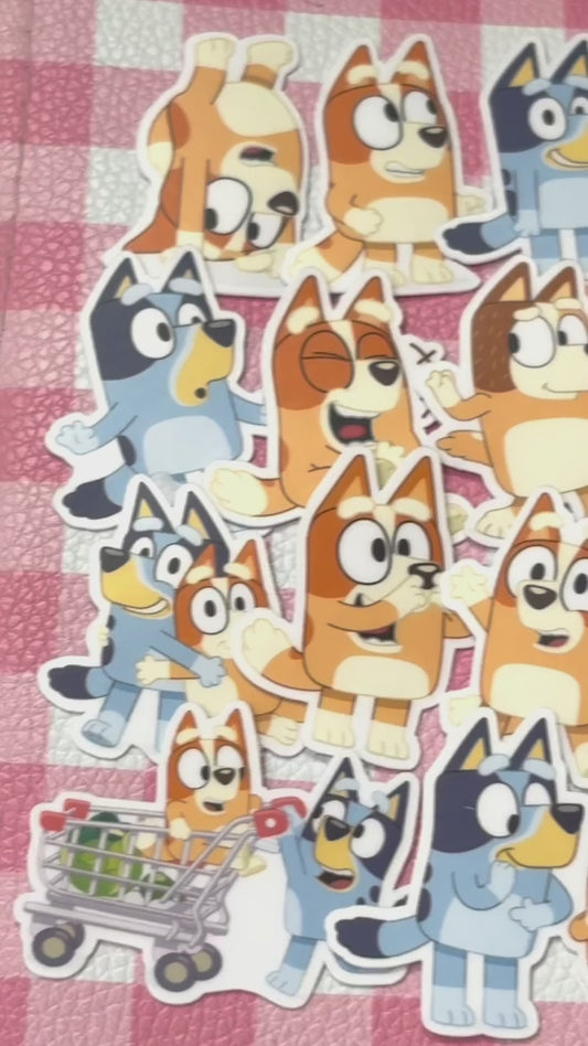 Bluey 1, 40 pcs, Disney, stickers